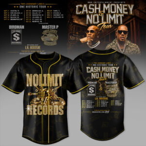Cash Money No Limit Tour Jersey Music Fan Apparel Edition