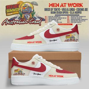 Australian Crawl Red Hot Summer Tour 2026 Sneaker Fan Collection