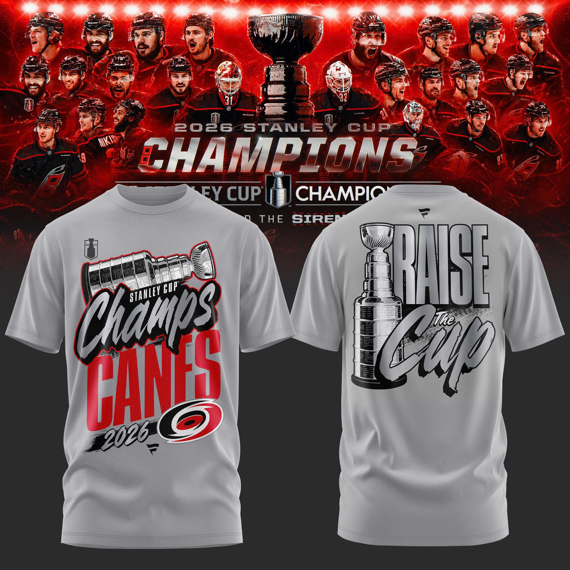Carolina Hurricanes Merch 2026 Victory Celebration T-Shirt Best Gift For Fans