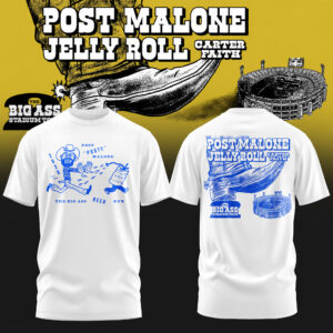 Post Malone Merch 2026 Live Stadium Tour T-Shirt Best Gift For Fans