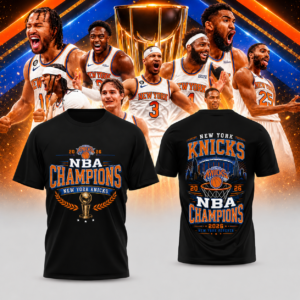 New York Knicks Merch 2026 Trophy Winner Era T-Shirt Basketball Fan Gift