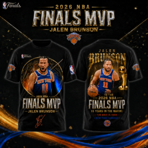 Jalen Brunson Merch 2026 Nba Finals Mvp T-Shirt Gift For Basketball Fans