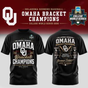 Oklahoma Sooners Baseball Omaha Champions T-Shirt Supporter Edition