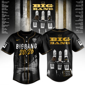 Bigbang Merch 2026 World Tour Edition Jersey Gift For Kpop Fans