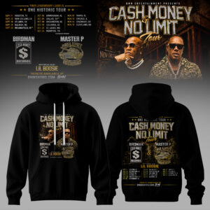 Cash Money No Limit Tour Hoodie Collector Edition For Supporters