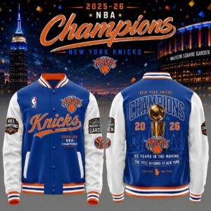 New York Knicks Merch 2026 Nba Champions Jacket Basketball Fan Gift