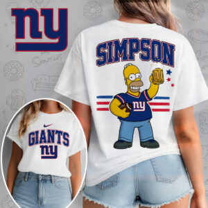 New York Giants X The Simpsons Football Game Day Unisex T-Shirt