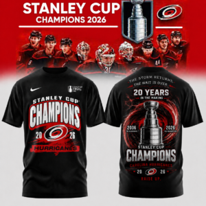 Carolina Hurricanes Merch 2026 Stanley Cup Champions T-Shirt Best Gift For Fans