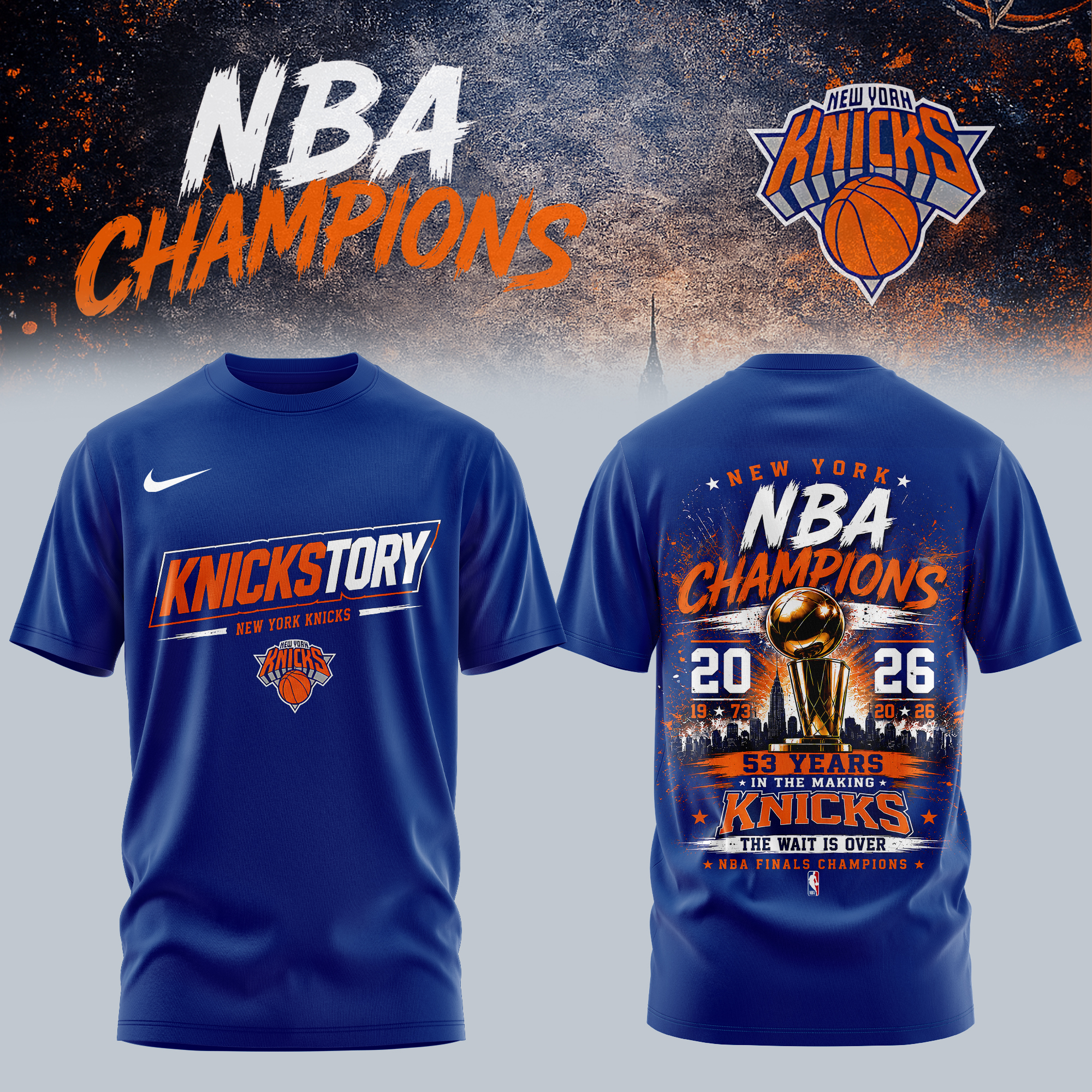 New York Knicks Merch 2026 Championship Era T-Shirt Best Fan Gift