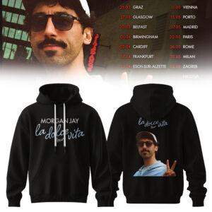 Morgan Jay Merch 2026 La Dolce Vita Portrait Hoodie Fan Gift