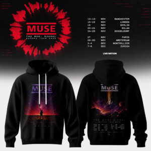 Muse Merch 2026 Europa Tour Graphic Hoodie Music Fan Gift