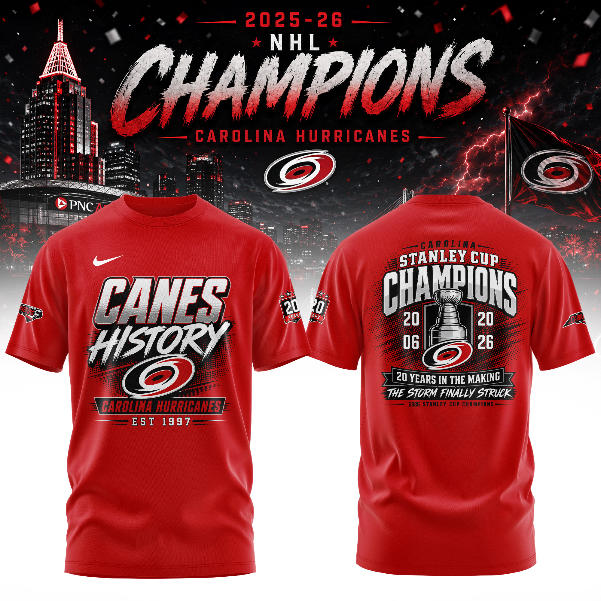 Storm Warning Merch 2026 Victory Celebration T-Shirt Hockey Lover Gift