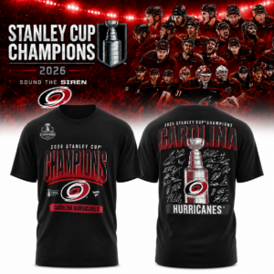 Carolina Hurricanes Merch 2026 Championship Sign Collection T-Shirt Hockey Fan Gift