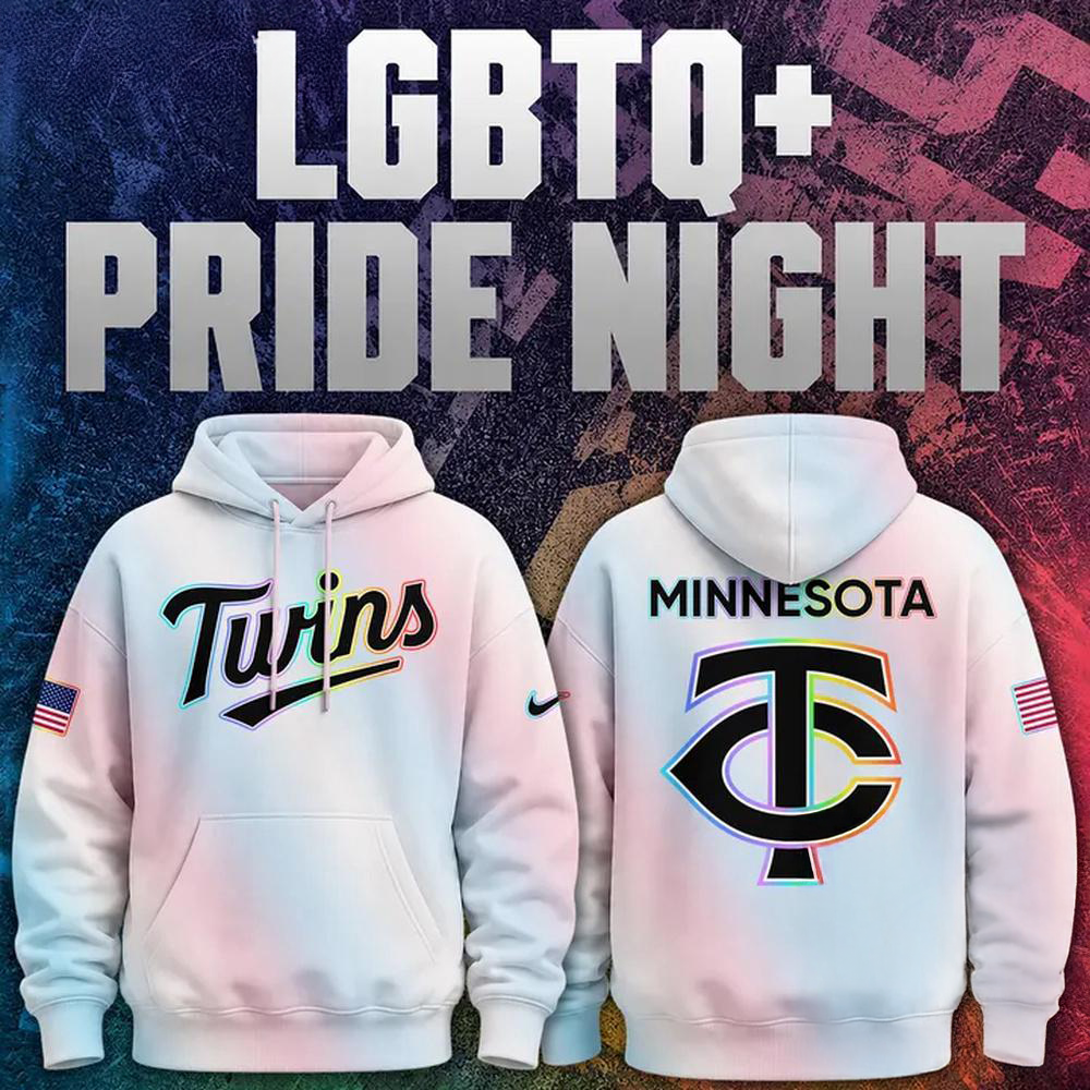Minnesota Twins 2026 Lgbtq Pride Night Hoodie