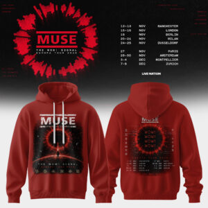 Muse Merch 2026 Europa Tour Limited Hoodie Fan Gift