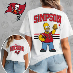 Tampa Bay Buccaneers X The Simpsons Football Game Day Unisex T-Shirt