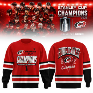 Carolina Hurricanes Merch 2026 Stanley Cup Champions Sweatshirt Gift For Fans