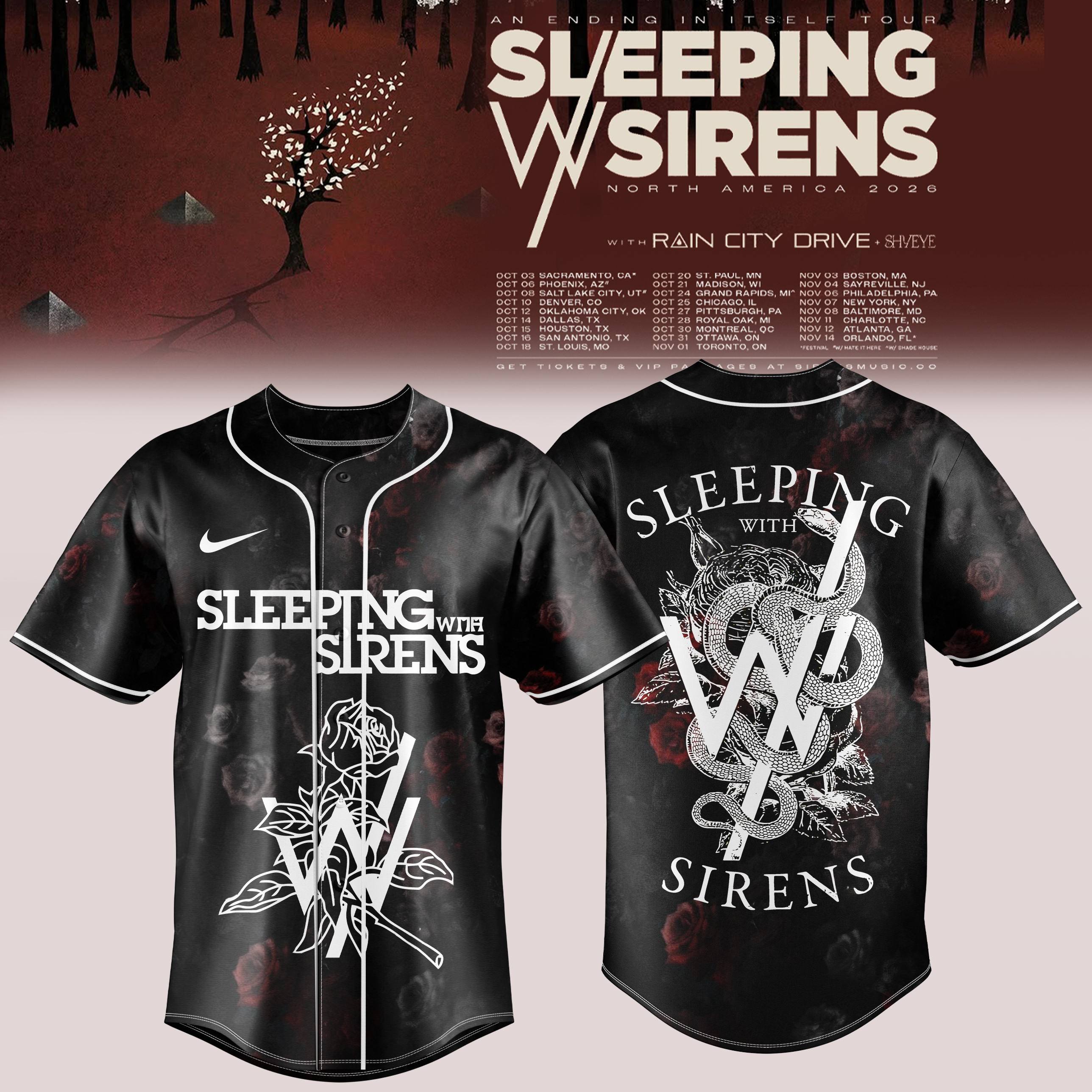 An Ending In Itself Tour 2026 Jersey Collector Edition For Fans