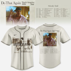 Malcolm Todd Do That Again Tour Jersey Collector Fan Edition