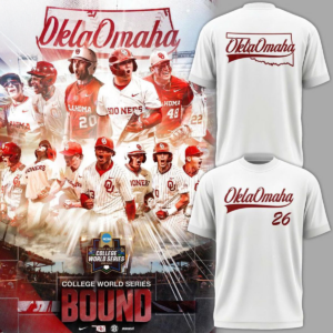 Oklahoma Sooners 2026 Baseball College World Series Oklaomaha T-Shirt