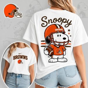 Cleveland Browns X Snoopy Football Game Day Unisex T-Shirt