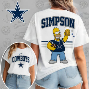 Dallas Cowboys X The Simpsons Football Game Day Unisex T-Shirt