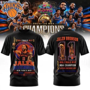 Jalen Brunson New York Knicks 2026 Nba Finals Mvp Special New Two Sided Shirt