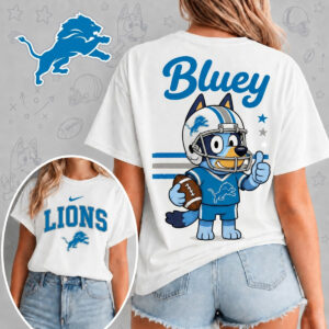 Detroit Lions X Bluey Football Game Day Unisex T-Shirt