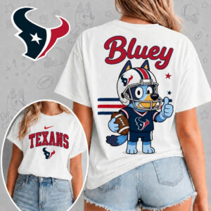 Houston Texans X Bluey Football Game Day Unisex T-Shirt