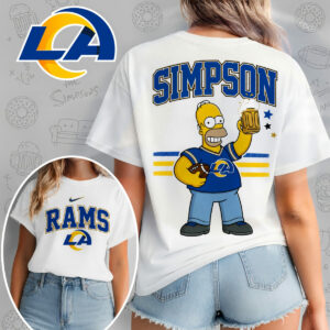 Los Angeles Rams X The Simpsons Football Game Day Unisex T-Shirt