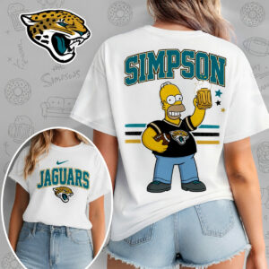 Jacksonville Jaguars X The Simpsons Football Game Day Unisex T-Shirt