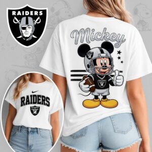Las Vegas Raiders X Mickey Mouse Football Game Day Unisex T-Shirt