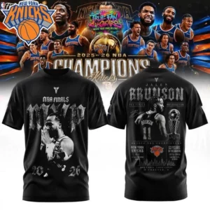 Jalen Brunson New York Knicks 2026 Nba Finals Mvp Special New Classic Two Sided Shirt