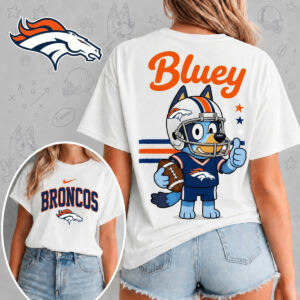 Denver Broncos X Bluey Football Game Day Unisex T-Shirt