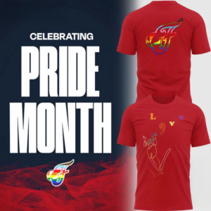 Indiana Fever Pride Night 2026 Red T-Shirt