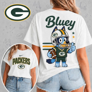 Green Bay Packers X Bluey Football Game Day Unisex T-Shirt