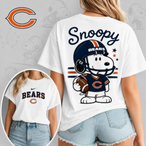 Chicago Bears X Snoopy Football Game Day Unisex T-Shirt