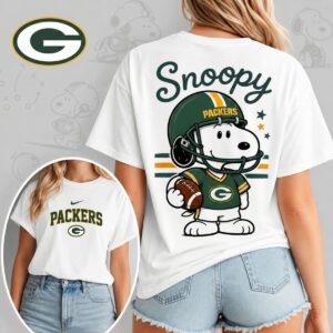 Green Bay Packers X Snoopy Football Game Day Unisex T-Shirt