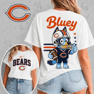 Chicago Bears X Bluey Football Game Day Unisex T-Shirt