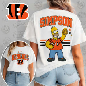 Cincinnati Bengals X The Simpsons Football Game Day Unisex T-Shirt