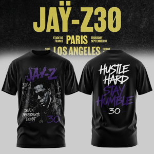 Ja??z 30 Show 2026 Edition Tee Hustle Hard Stay Humble T-Shirt