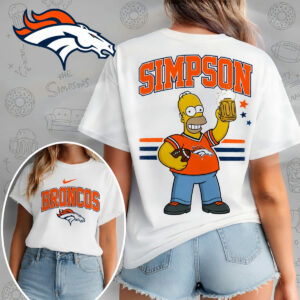 Denver Broncos X The Simpsons Football Game Day Unisex T-Shirt