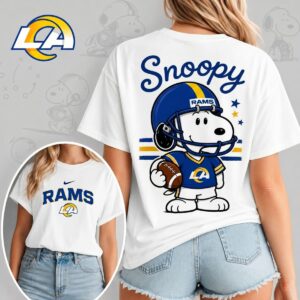 Los Angeles Rams X Snoopy Football Game Day Unisex T-Shirt