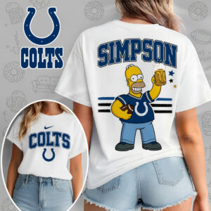 Indianapolis Colts X The Simpsons Football Game Day Unisex T-Shirt