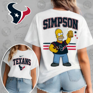 Houston Texans X The Simpsons Football Game Day Unisex T-Shirt
