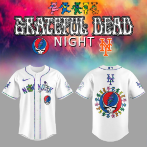 New York Mets X Grateful Dead Night 2026 Baseball Jersey