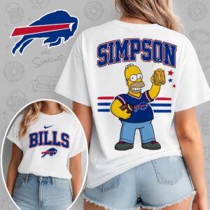 Buffalo Bills X The Simpsons Football Game Day Unisex T-Shirt