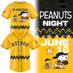 Houston Astros X Peanuts Night June 16 Jersey Limited Edition