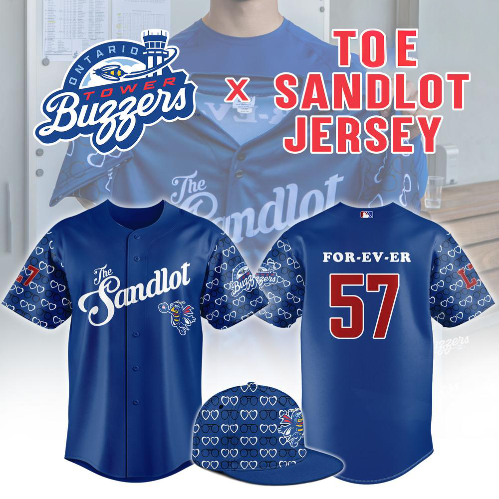 Ontario Tower Buzzers X The Sandlot Limited Edition Baseball Jersey