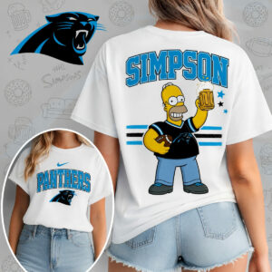 Carolina Panthers X The Simpsons Football Game Day Unisex T-Shirt